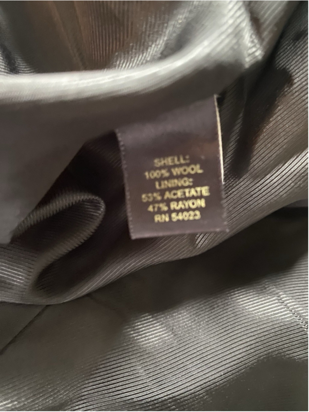 Banana Republic Men’s Black Worsted Wool Modern Fit 2-Button Notch Blazer 42R - Picture 9 of 10